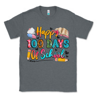 Charcoal Heather happy 100 days of school Classic Tee - Artiststas
