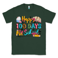 Sports Green happy 100 days of school Classic Tee - Artiststas