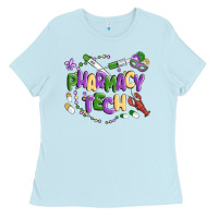 Baby Blue pharmacy tech Ladies Tee - MaliasSmallBusiness