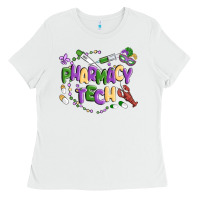 White pharmacy tech Ladies Tee - MaliasSmallBusiness