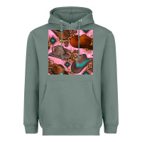 Western Cowboy Hat Seamless Pattern Heavyweight Hoodie | Teevron