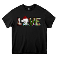 Black love christmas gnome Heavy Core Tee - AdoDesignShop