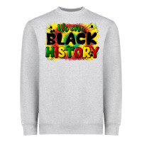 Heather Grey we are black history Heavyweight Sweatshirt - CowGirlArtShop