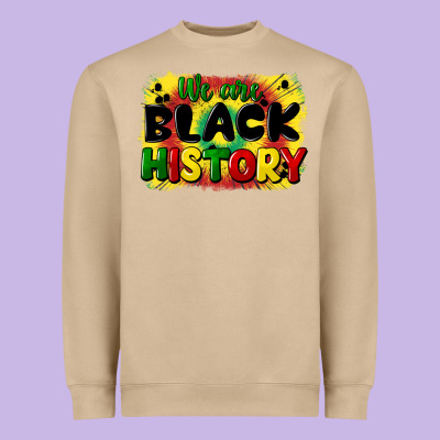 We Are Black History Heavyweight Sweatshirt Designed By Cowgirlartshop