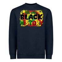 Navy we are black history Heavyweight Sweatshirt - CowGirlArtShop