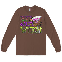 Chestnut Don't Be a Salty Witch Long Sleeve Tee - texasbilliewilder
