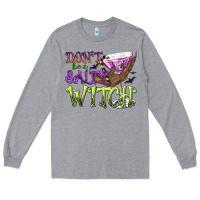 Heather Grey Don't Be a Salty Witch Long Sleeve Tee - texasbilliewilder