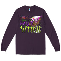 Plum Don't Be a Salty Witch Long Sleeve Tee - texasbilliewilder