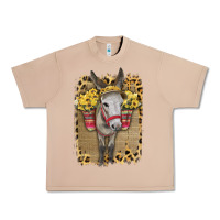 Burro Donkey With Sunflowers Urban Heavy Tee - Bettercallsaul