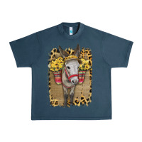 Midnight Navy Donkey With Sunflowers Urban Heavy Tee - Bettercallsaul