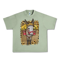 Oil Green Donkey With Sunflowers Urban Heavy Tee - Bettercallsaul