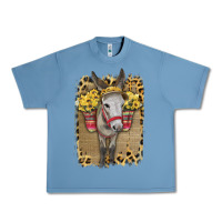 Pebble Blue Donkey With Sunflowers Urban Heavy Tee - Bettercallsaul