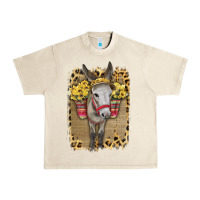 Sandshell Donkey With Sunflowers Urban Heavy Tee - Bettercallsaul