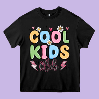 Cool Kids Club Heavy Core Tee Designed By Maliassmallbusiness