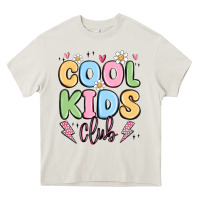 Cream cool kids club Heavy Core Tee - MaliasSmallBusiness