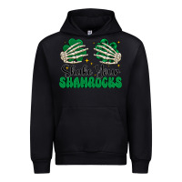 Black shake your shamrocks Urban Hoodie - CowhideDigitalArt