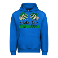 Cobalt shake your shamrocks Urban Hoodie - CowhideDigitalArt