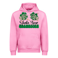 Fuchsia Pink shake your shamrocks Urban Hoodie - CowhideDigitalArt