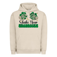 Pigment French Oak shake your shamrocks Urban Hoodie - CowhideDigitalArt