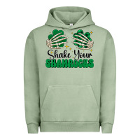 Pigment Oil Green shake your shamrocks Urban Hoodie - CowhideDigitalArt