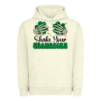 Pigment Pistachio shake your shamrocks Urban Hoodie - CowhideDigitalArt