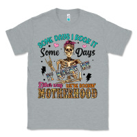 Heather Grey some days i rock it some days it rocks me either w Classic Tee - Artiststas