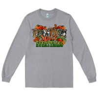 Heather Grey pumpkin spice everything fall Long Sleeve Tee - NancyCooperArtShop