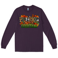 Plum pumpkin spice everything fall Long Sleeve Tee - NancyCooperArtShop