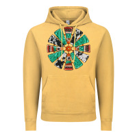 Vintage Mustard western windmill Vintage Hoodie - Jasminsmagicworld
