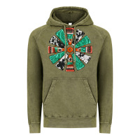 Vintage Olive western windmill Vintage Hoodie - Jasminsmagicworld
