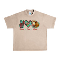 French Oak Peace Love Cows Urban Heavy Tee - Bettercallsaul