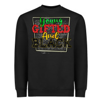 Black young gifted and black Heavyweight Sweatshirt - CowGirlArtShop