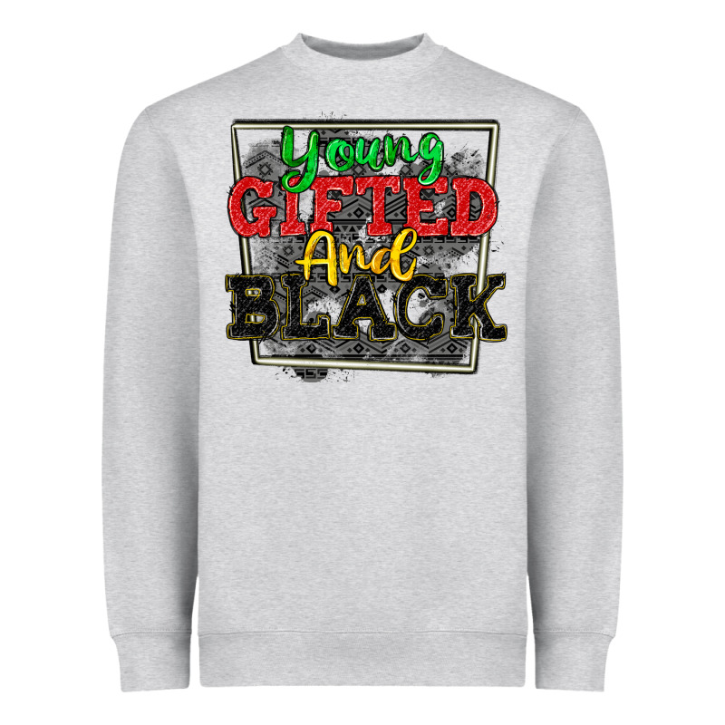 Young Gifted And Black Heavyweight Sweatshirt by CowGirlArtShop | Teevron