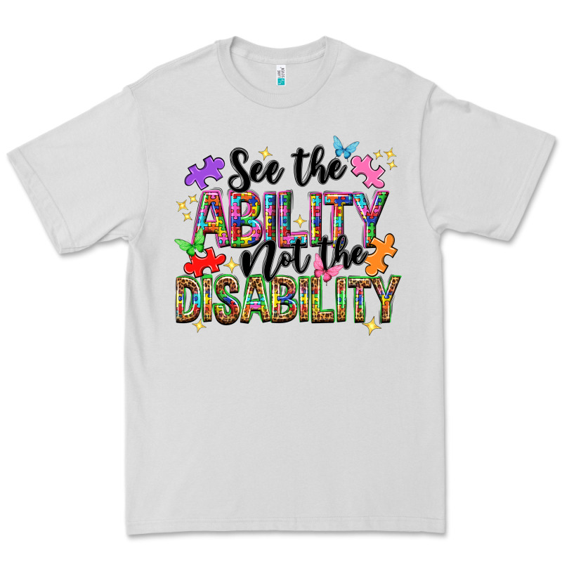 See The Ability Not The Disability Premium Tee by NancyCooperArtShop | Teevron