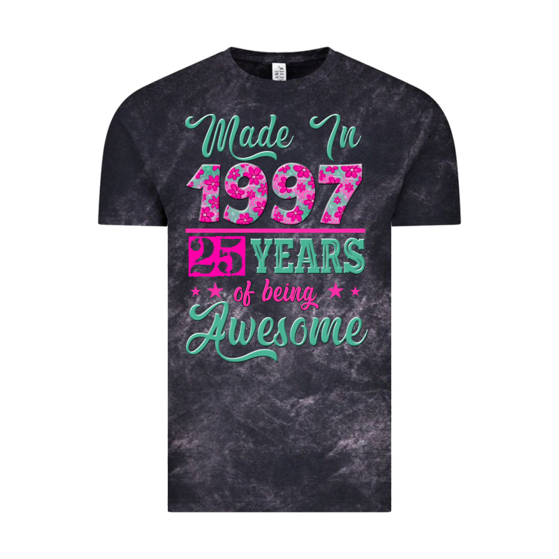 Made In 1997, 25 Years Of Being Awesome Vintage Tee by Jasminsmagicworld | Teevron