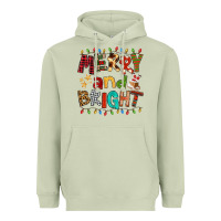 Matcha Merry And Bright Heavyweight Hoodie - FaDigitalArtStudio