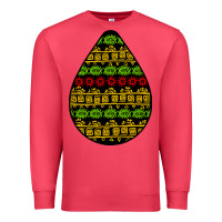Cardinal african masks teardrop Premium Sweatshirt - BundleAndBundleShop