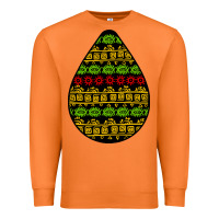 Carrot african masks teardrop Premium Sweatshirt - BundleAndBundleShop