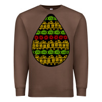 Chestnut african masks teardrop Premium Sweatshirt - BundleAndBundleShop