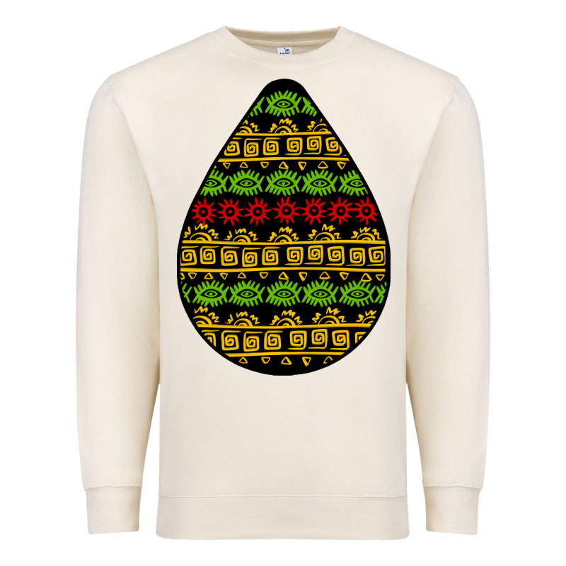 African Masks Teardrop Premium Sweatshirt by BundleAndBundleShop | Teevron