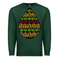 Sports Green african masks teardrop Premium Sweatshirt - BundleAndBundleShop