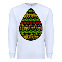 White african masks teardrop Premium Sweatshirt - BundleAndBundleShop
