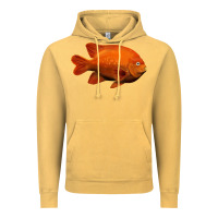 Vintage Mustard California Garibaldi Fish Vintage Hoodie - RanaPortraitStore