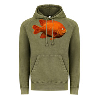 Vintage Olive California Garibaldi Fish Vintage Hoodie - RanaPortraitStore