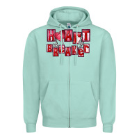 Seafoam Heart breaker Valentine's Day Zipper Hoodie - FaDigitalArtStudio