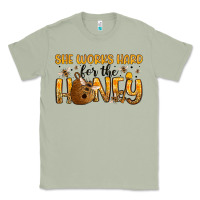 Matcha she works hard for the honey Classic Tee - Artiststas