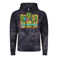 Cloud Black hello summer pineapple Vintage Hoodie - BarkalooDesign