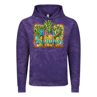 Cloud Purple hello summer pineapple Vintage Hoodie - BarkalooDesign