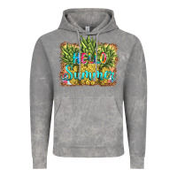 Cloud Rock hello summer pineapple Vintage Hoodie - BarkalooDesign