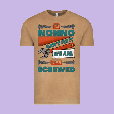 If Nonno Can't Fix It We Are All Screwed Vintage Tee Designed By Jasminsmagicworld